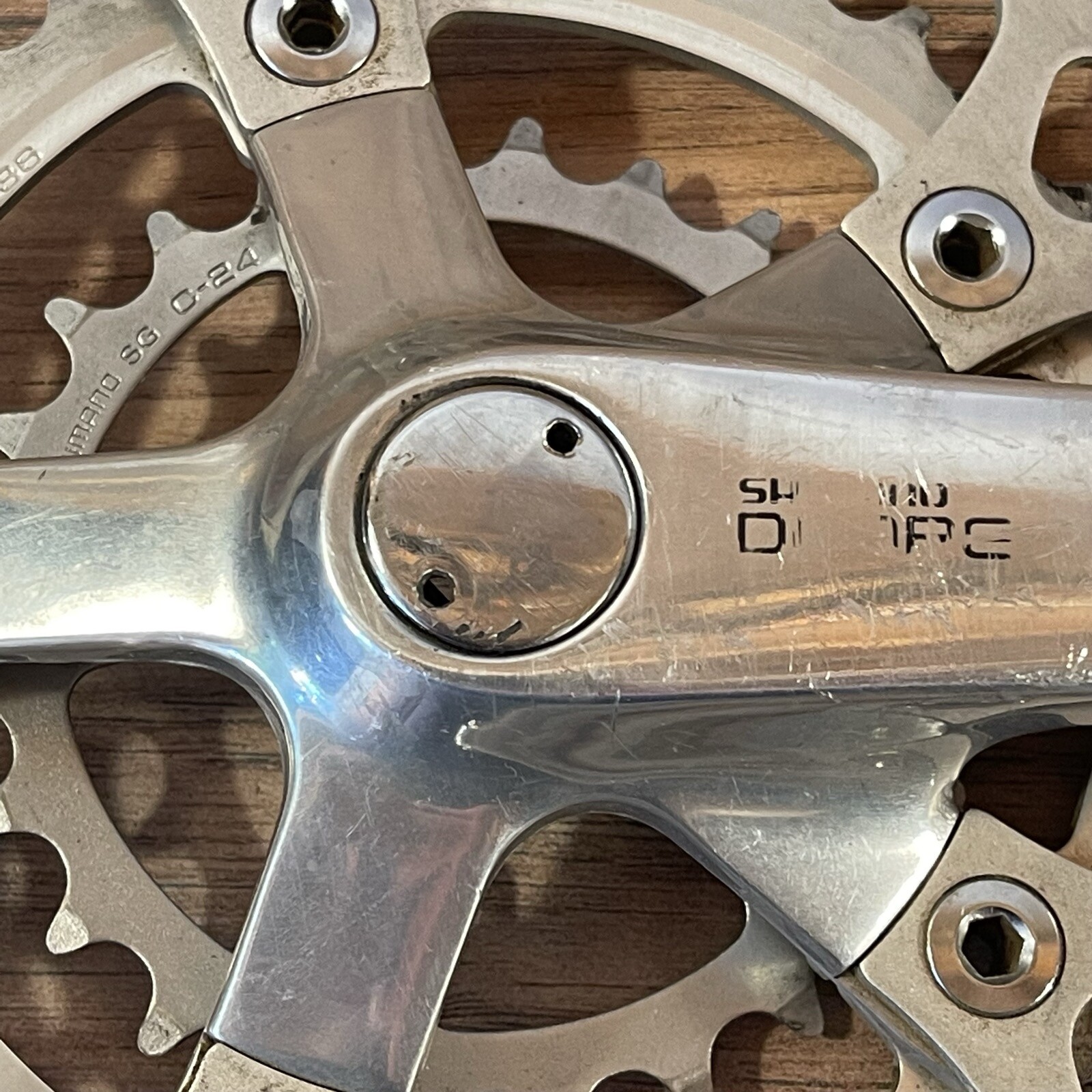 Vintage LOW MILEAGE Shimano Deore FC-MT60 Crankset 175 46 / 36 / 24 Triple