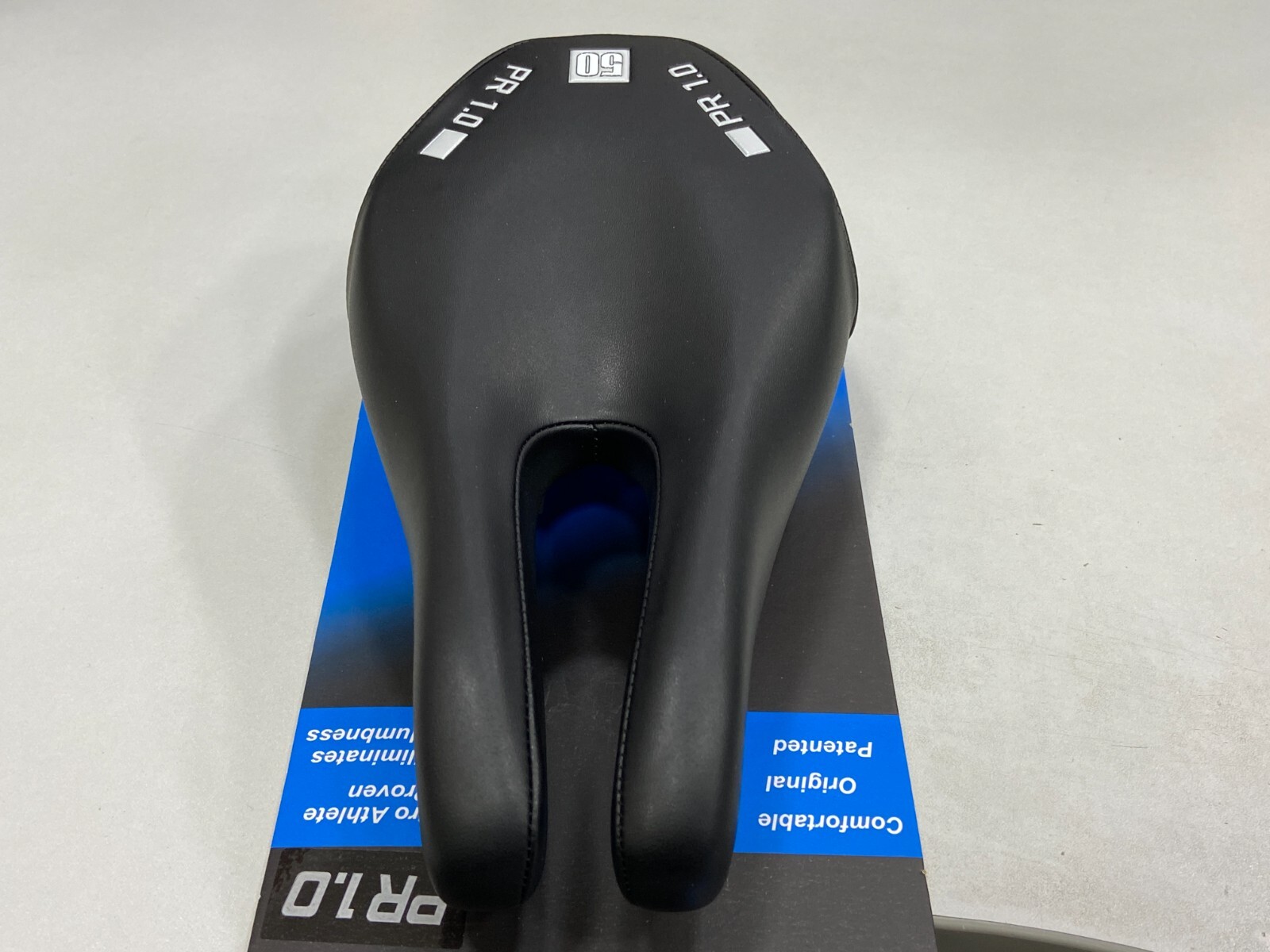 ISM PR 1.0 130x245mm 50 Padding Steel Rail Bicycle Saddle (Black)