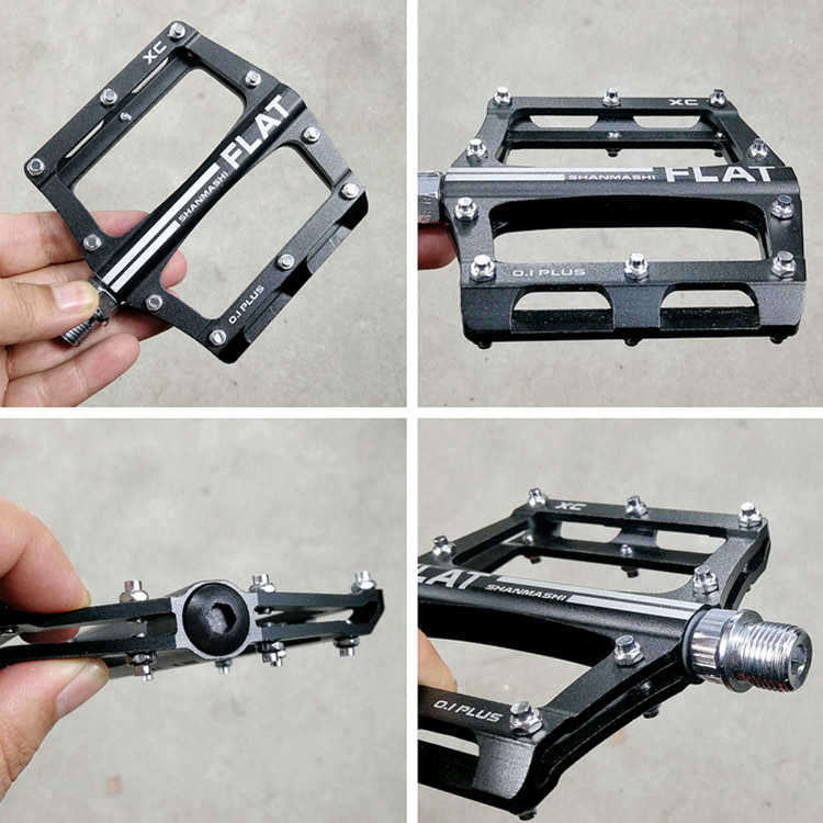 BMX Bicycle Pedals 9/16» Mountain Road Bike Sealed Bearing Flat Platform Pedals