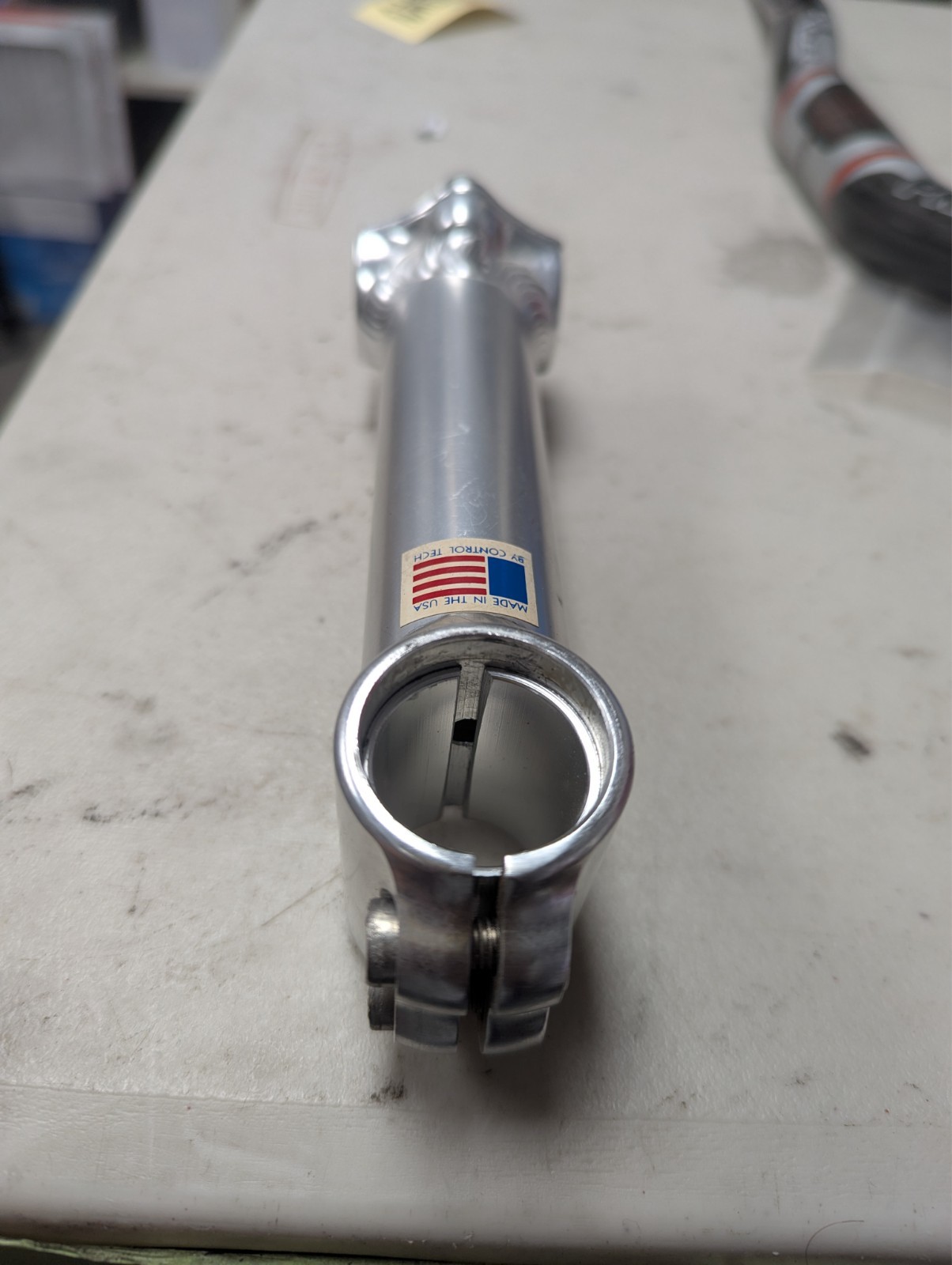 CONTROLTECH Stem 135mm Silver Bicycle Parts USA 1 1/8 w/Shim for 1in