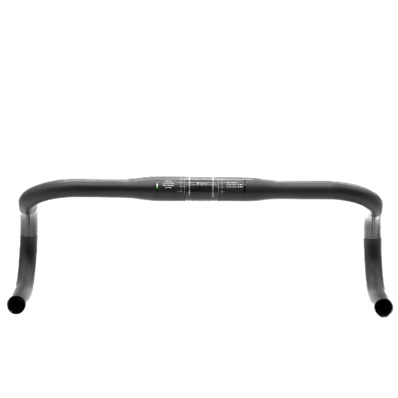 3T Rotundo Stealth Carbon Road Drop Handlebar 31.8mm 44cm