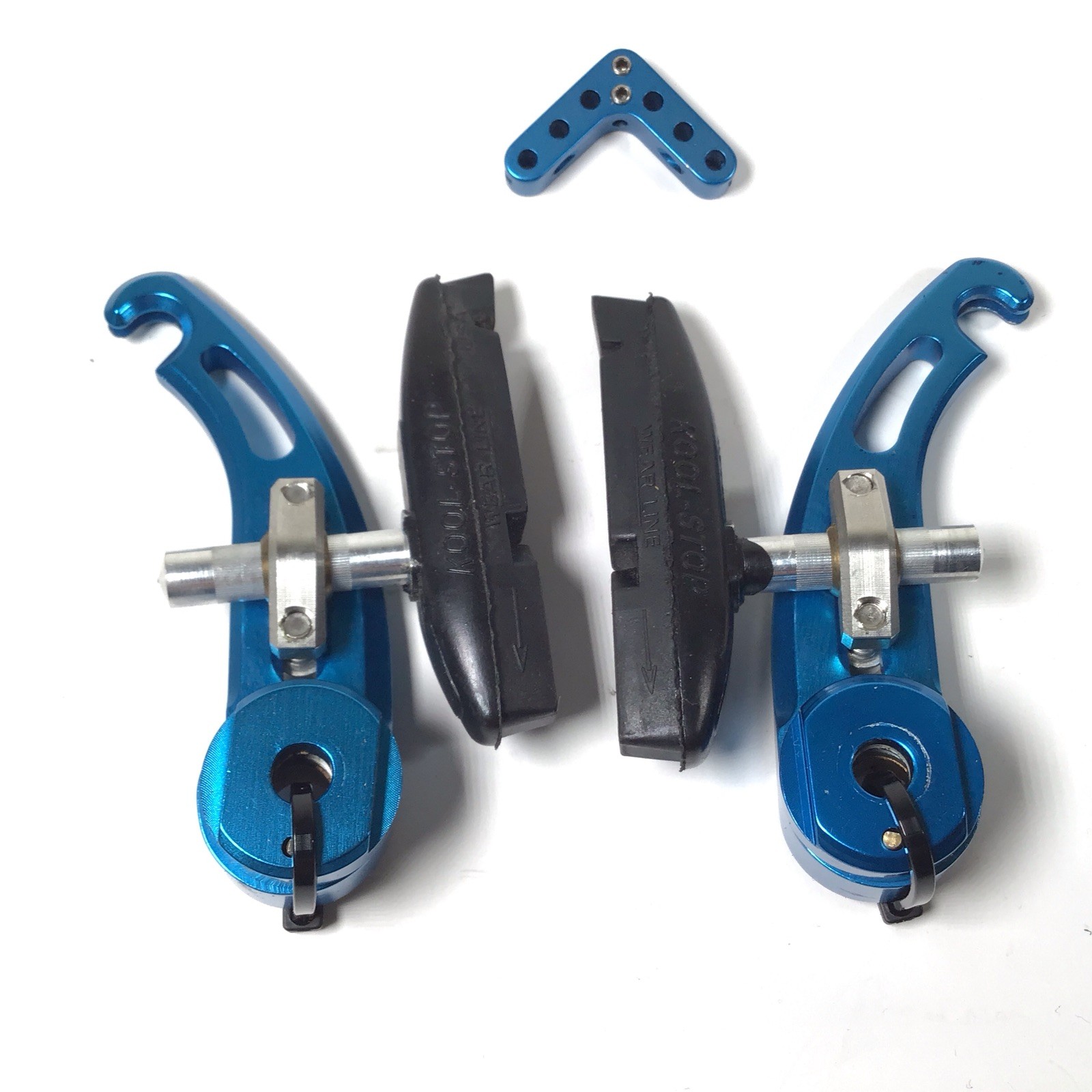 Tech-Lite Cantilever Brake Set Blue NOS Vintage MTB Technogen Rare Grafton