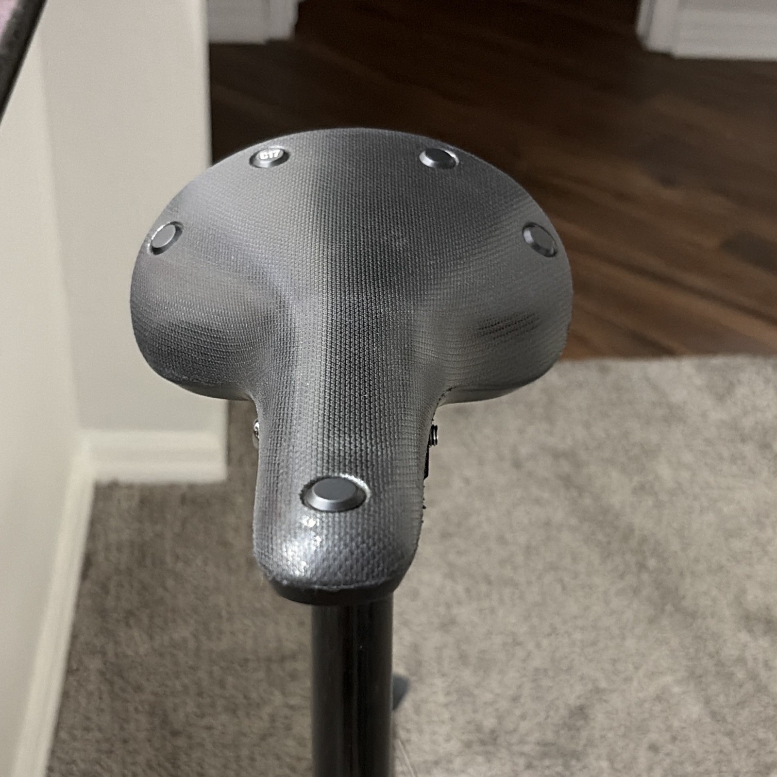 Brooks Cambium C17 Black Rubber Bicycle Saddle/Seat for Road & City Bikes