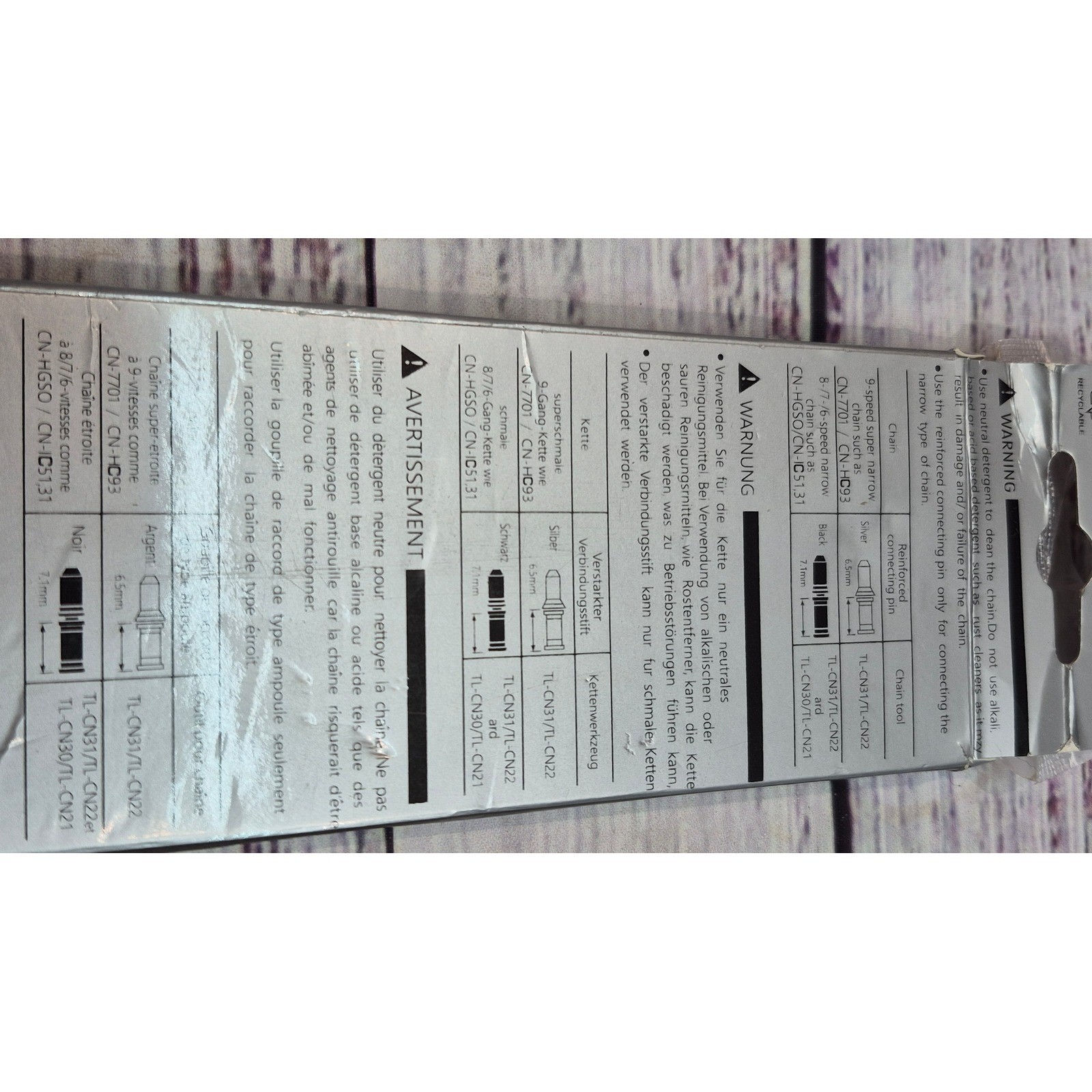 Shuimao IC51 Bicycle Chain for 8 Speed 116 Links Silver IC Chain IC31 NEW