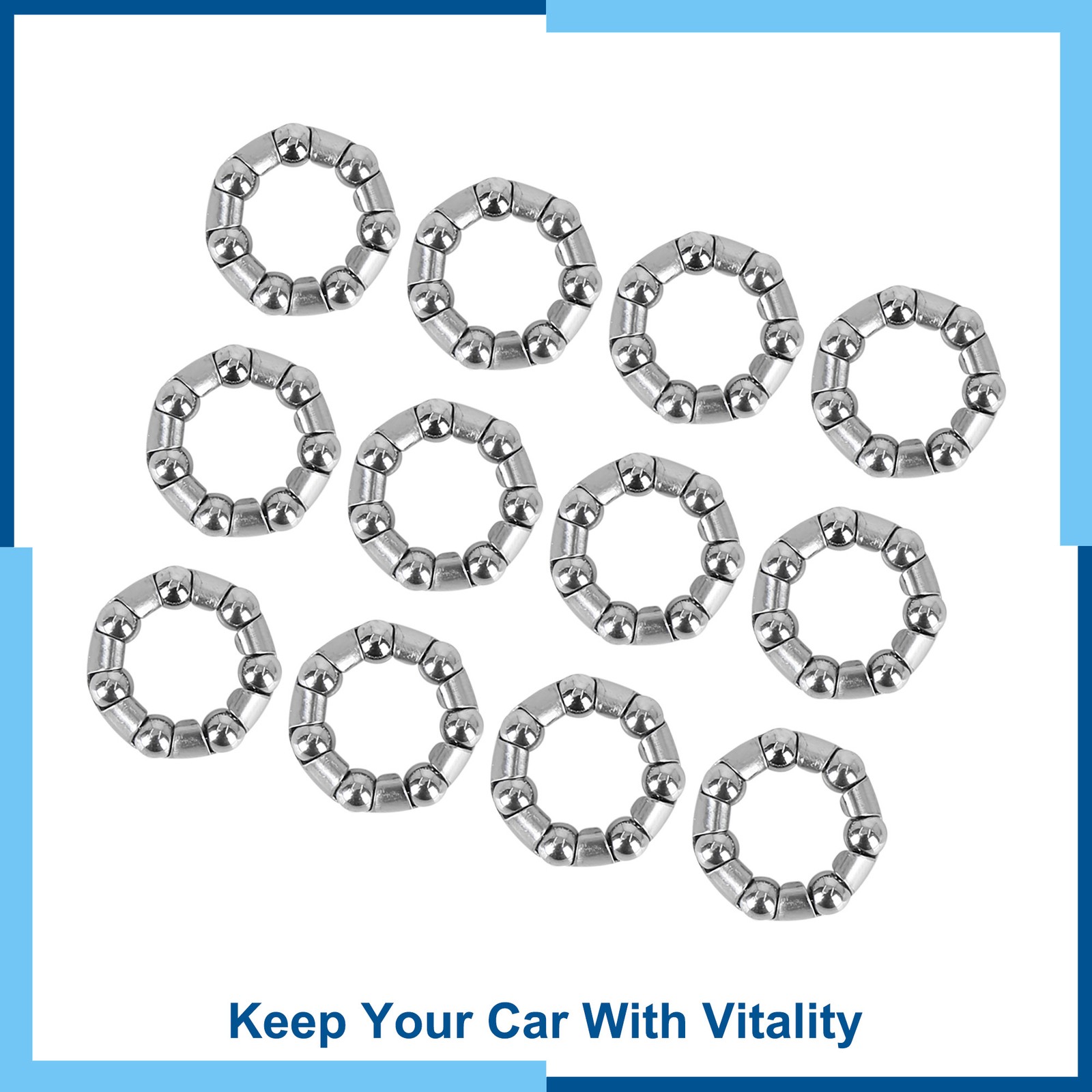 Universal Pack(12) Bike Ball Bearing Cages Crank Bearings Wheel Bearing Retainer