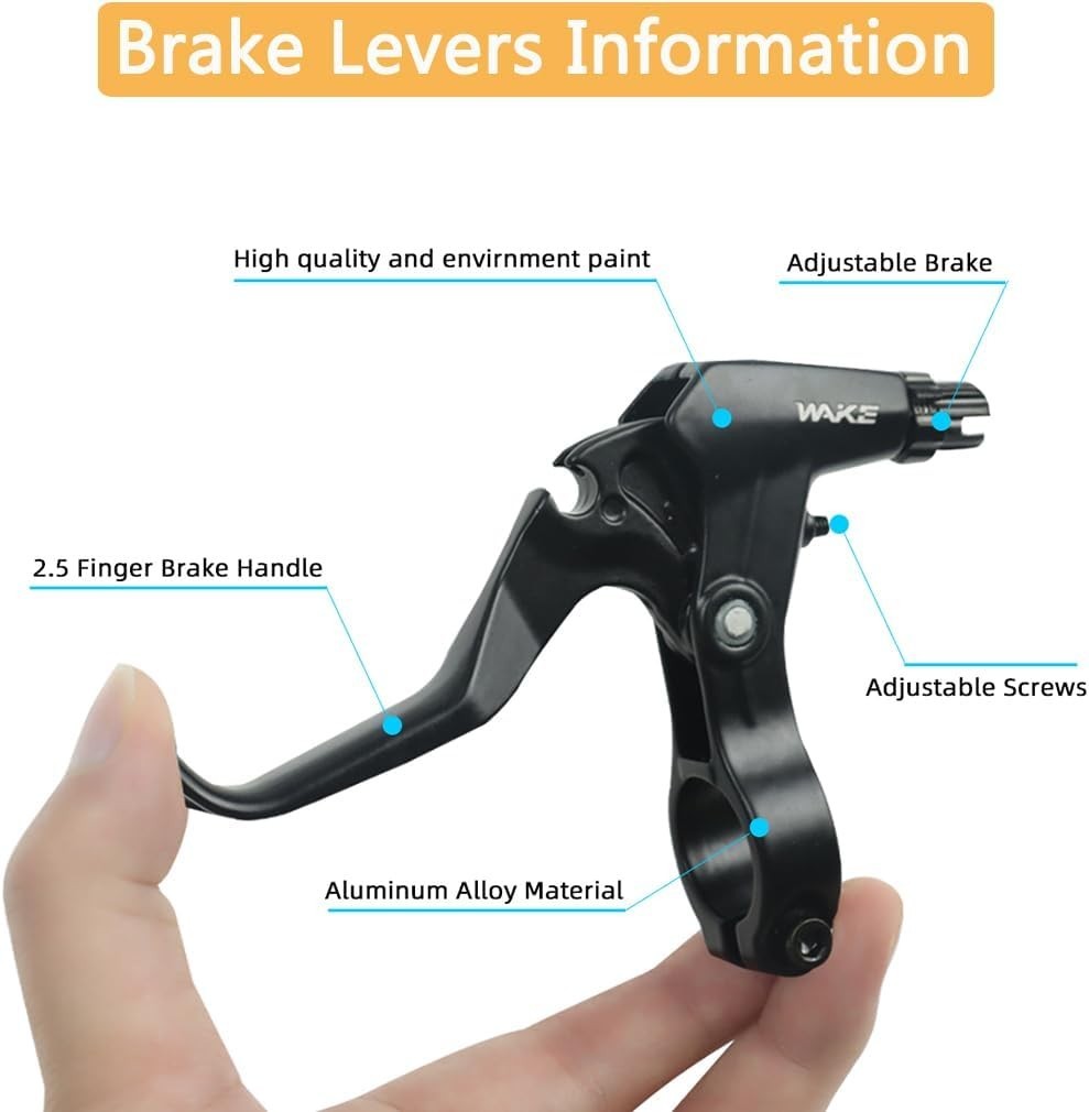 Complete Universal Bike Brakes Set, Front and Rear MTB Brake, Inner and Outer…