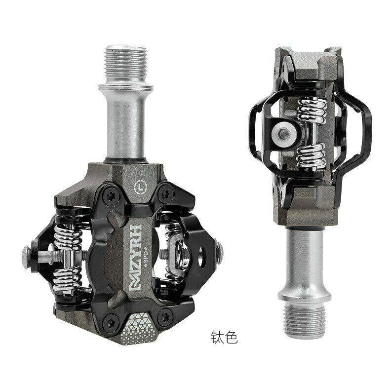 MZYRH 9/16″ Bicycle SPD Self-locking Pedals MTB Bike 3 Sealed Bearing Pedals