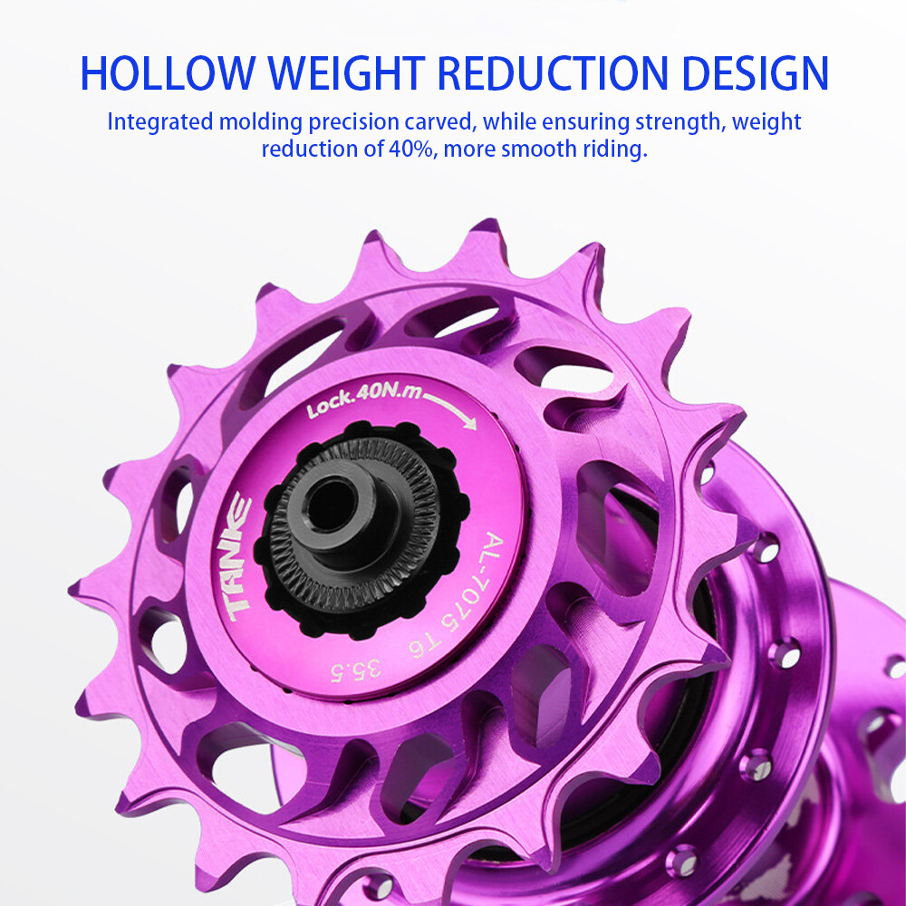 18T Cassette Cog Sprocket Bike Clutch Gear Drive Sprocket 7075 aluminum alloyOb