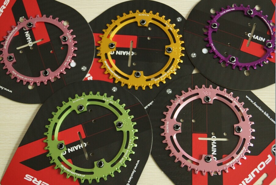 FOURIERS BCD104 Chainring N/W Teeth Mountain Bike MTB Bicycle Chainwheel DX003