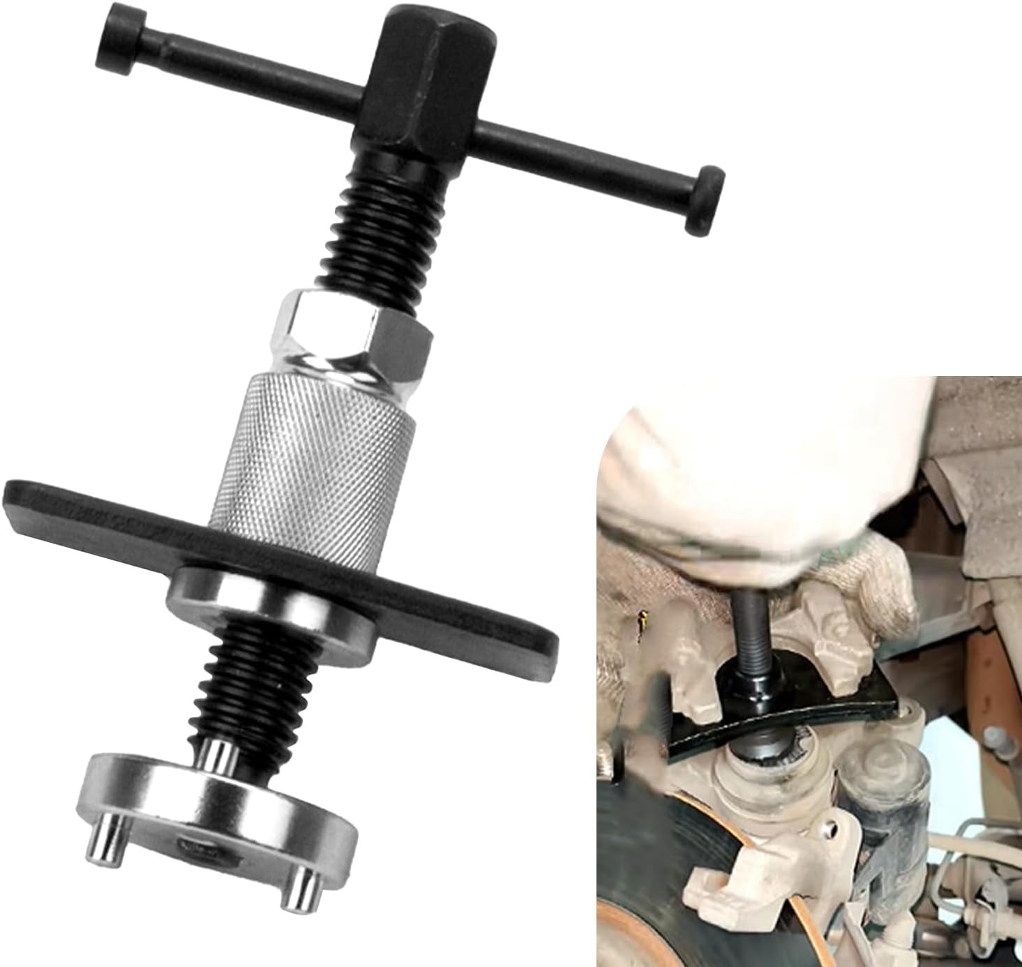 Car Brake Piston Wind Back Tool, 3Pcs/Set Brake Caliper Piston Rewind Tool, Auto