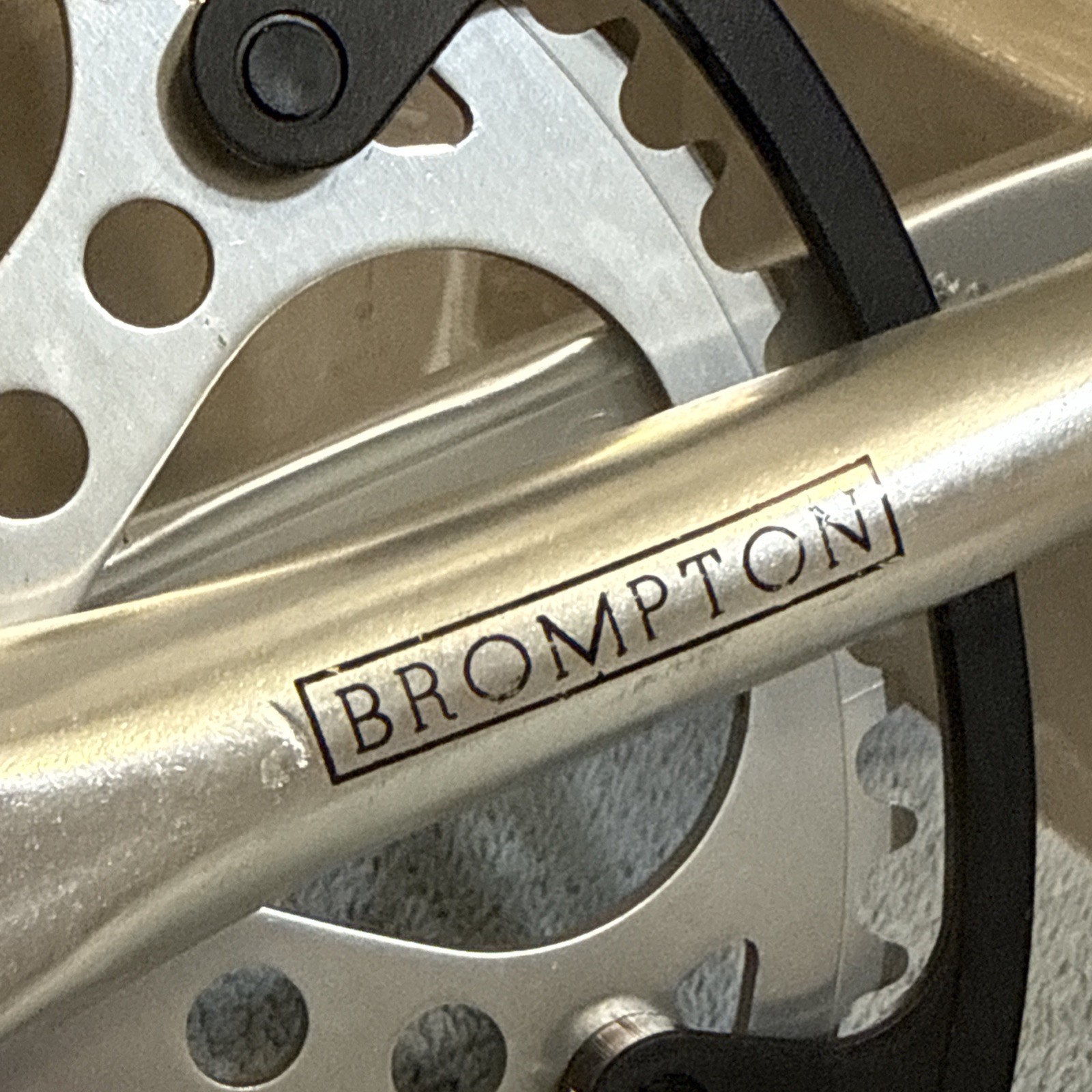 Brompton Crankset with 50T Chain ring with 170mm arms for JIS square taper BB