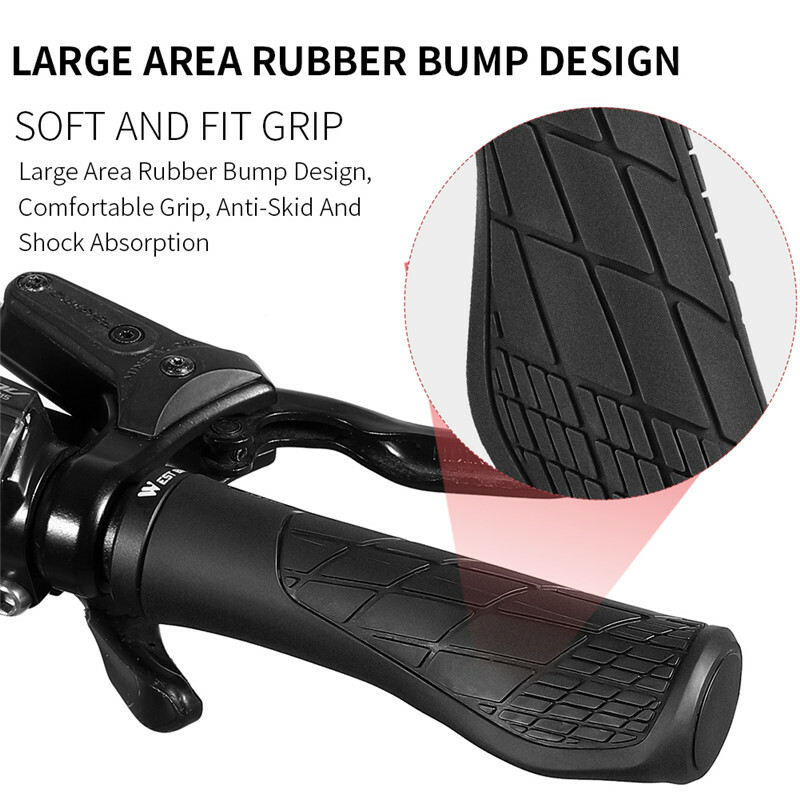 WEST BIKING Bicycle Handlebar Grips Ergonomic Lock-on Cycling Bike Grips Pink