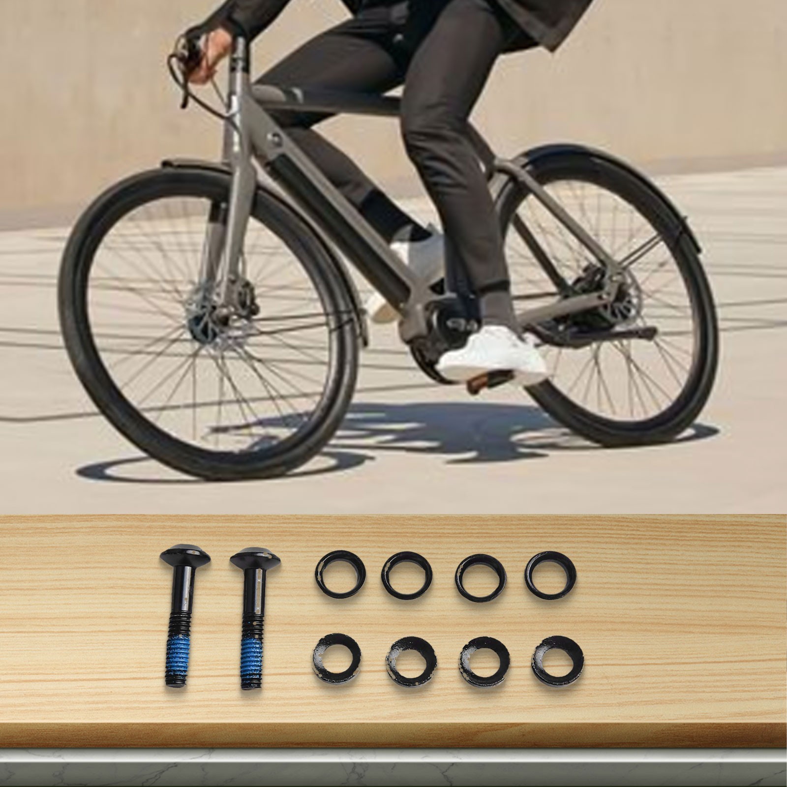 High carbon Steel Disc Brake Screw Suitable for Scooters and Mountain Bikes
