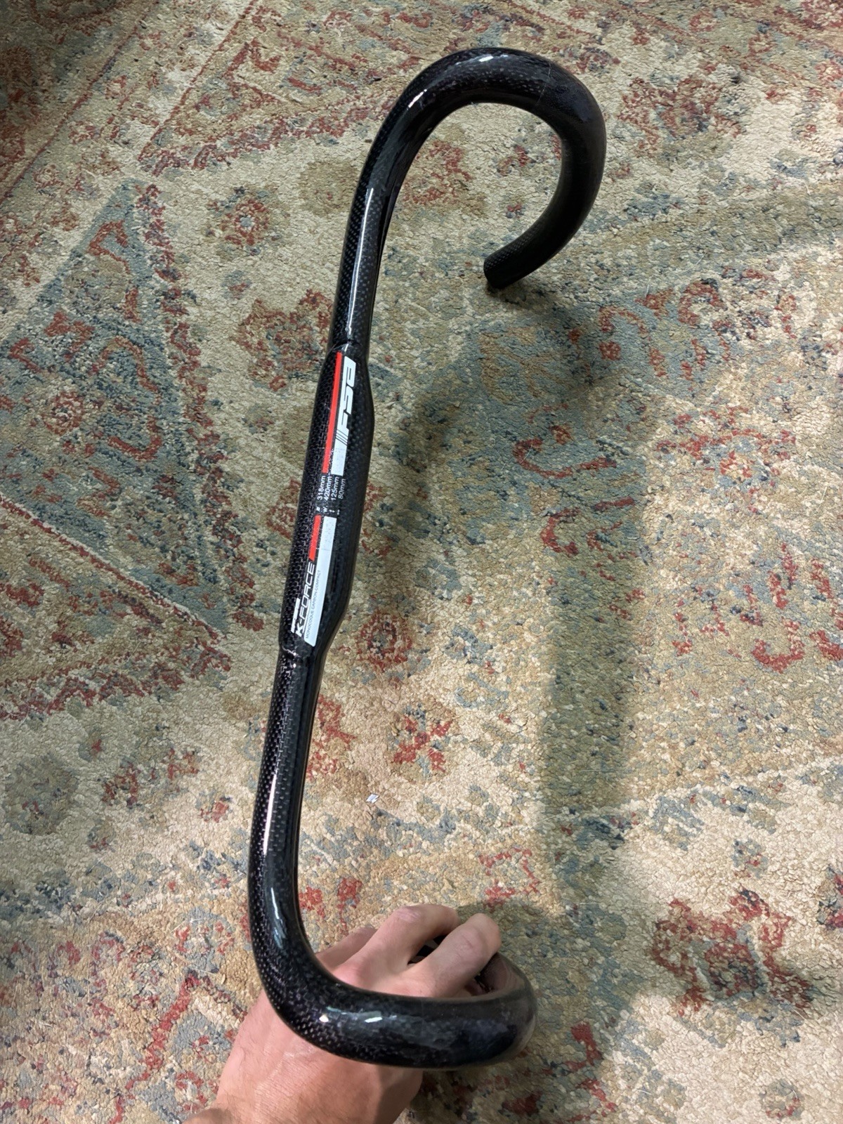 FSA K-Force carbon road handlebar 31.8 42 cm c-c drop bars 80 reach 125 drop