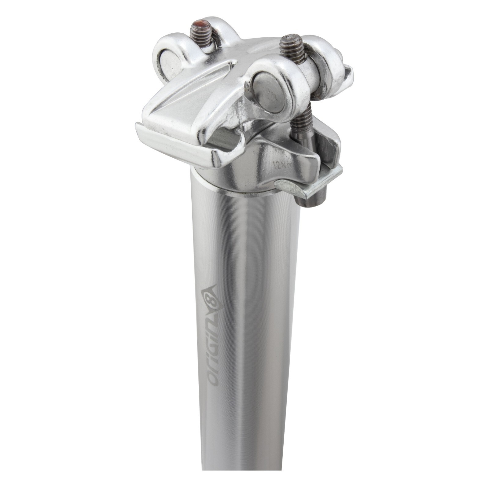 SEATPOST Origin8 P-FIT Alloy sizes 25.4 and 26.8 400mm Silver