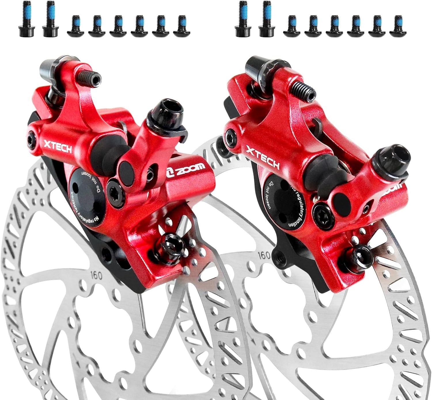 Z00M HB-100 Hydraulic Disc Brake Calipers Set MTB Bike Disc Brakes Front & Rear