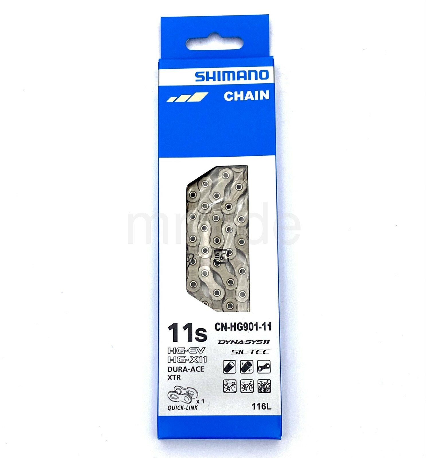 Shimano CN-HG901-11 11-speed 116L XTR / Dura Ace / E-Bike w/Quick-Link Chain NIB