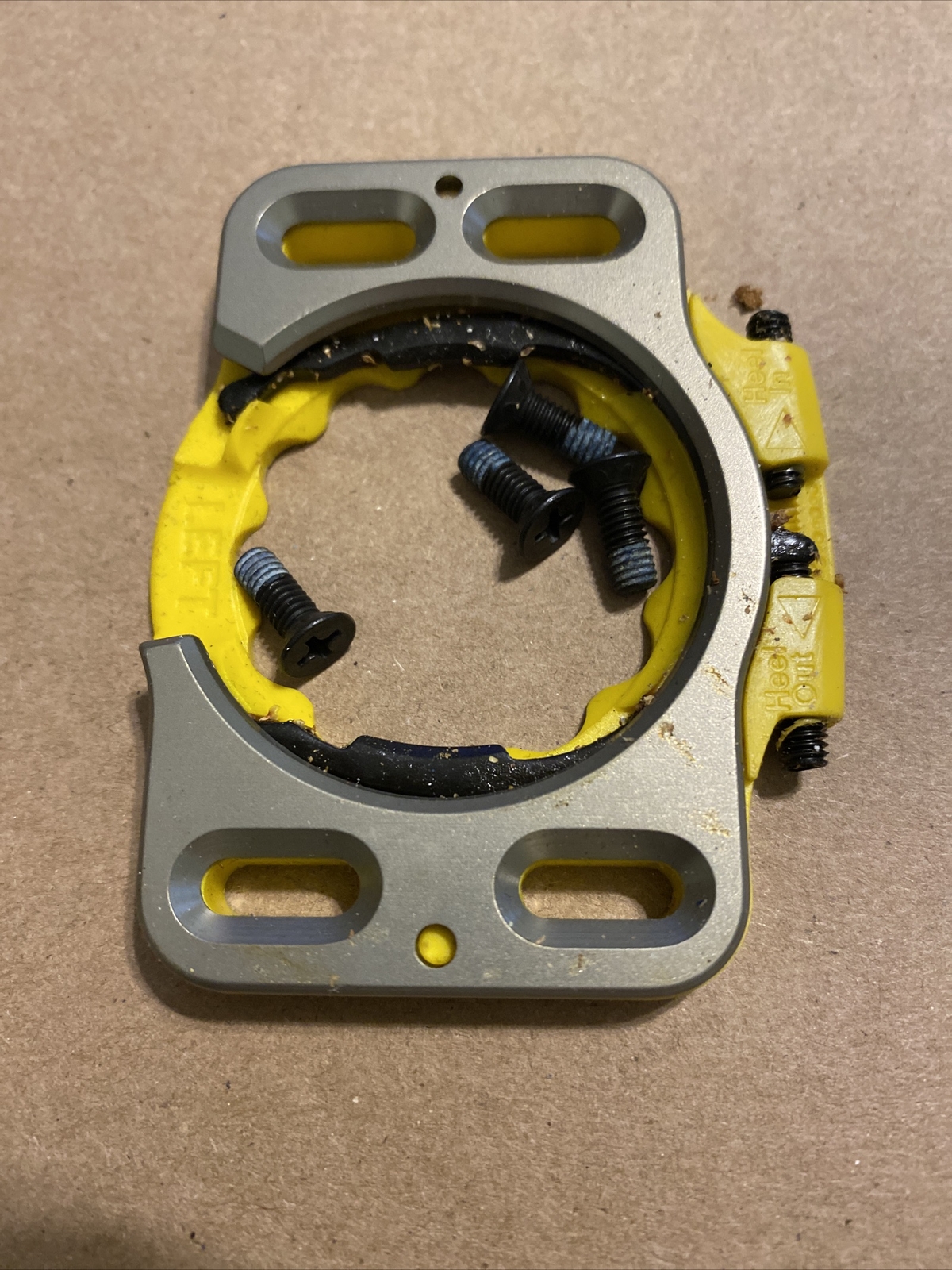 Speedplay zero left side cycling cleat for pedals (8641-b)