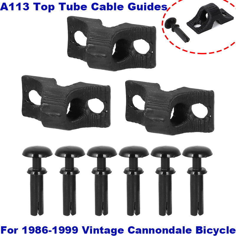 For 1986-1999 Vintage Cannondale Bicycle A113 Top Tube Cable Guides 5mm Housing