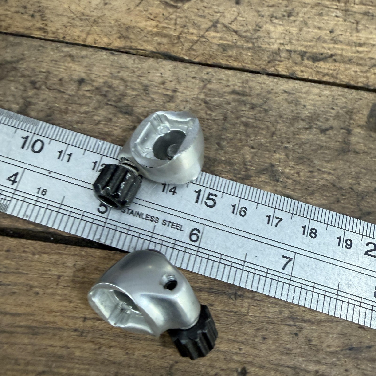 Vintage Campagnolo DownTube Cable Stops Aluminum Road Bike Part 90s Barcon