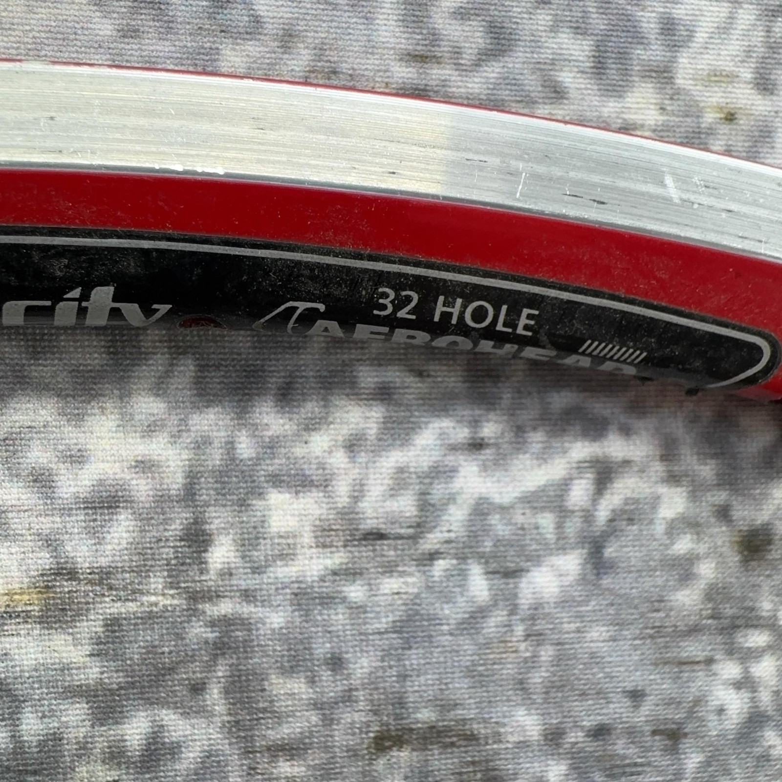 Velocity Aerohead 700c Rim 32H Red Clincher Road Alloy Presta Australia Bike