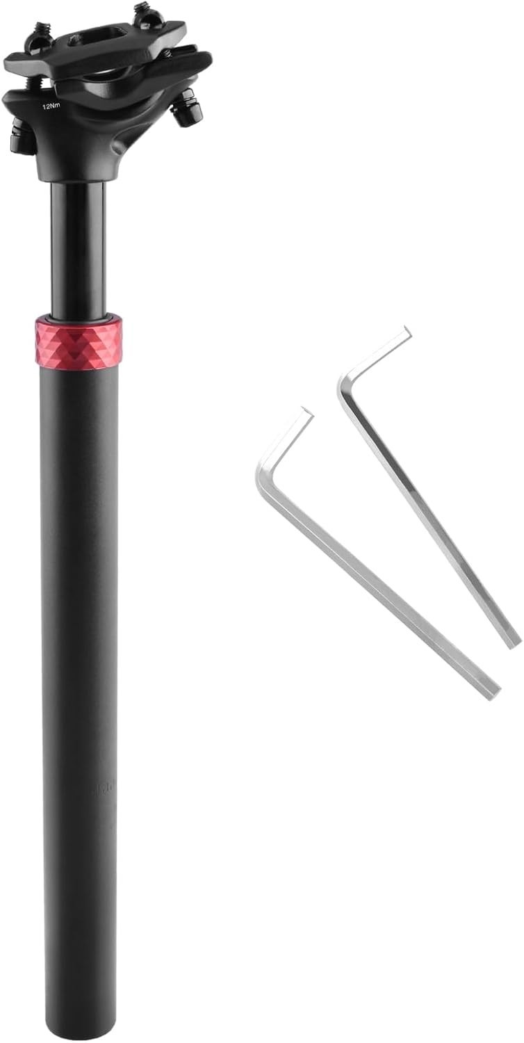 Bike Seat Post 25.4mm 27.2mm 28.6mm 30.4mm 30.8mm 31.6mm Aluminum 350mm Lengt…