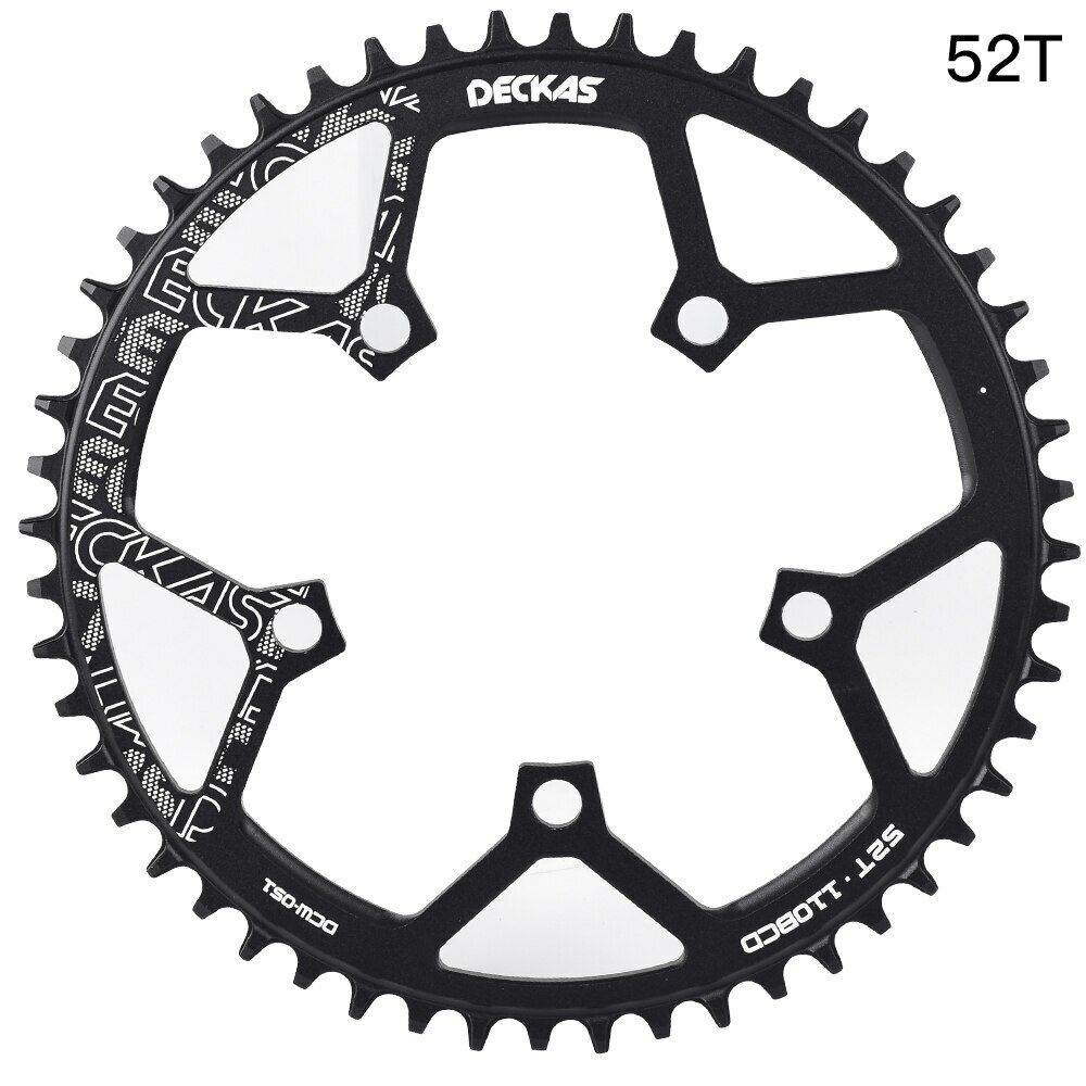 Road Bike Narrow Wide 110BCD Chainring 36T To 52T Crankset Tooth Plate Parts Red