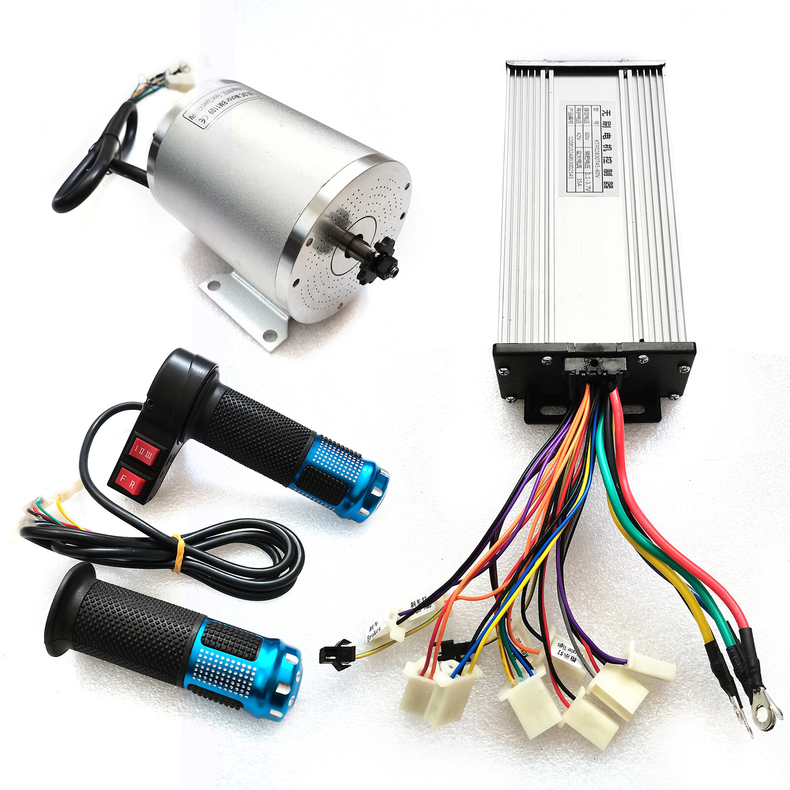 60V 2000W BLDC Motor Kit with Brushless Controller for Electric Scooter E Bike