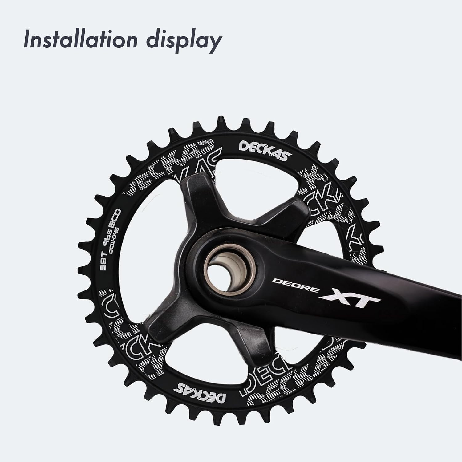 DJC Bike Chainring Asymmetrical 96BCD Narrow Wide Tooth 32T