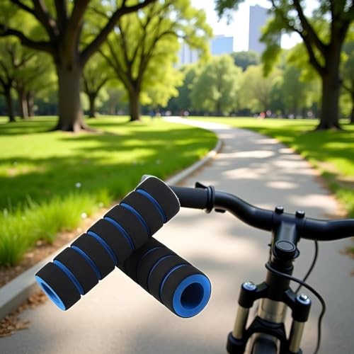 Foam Handlebar Grips, Bicycle and Motorcycle Comfort Covers for Cycling, Road