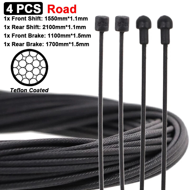 Bike Shifter Brake Cable Set MTB Road Bike Front Rear Derailleur Stainless Steel