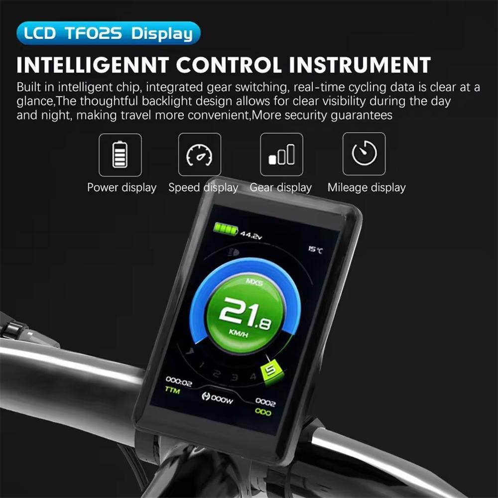 KT 35A Sine Wave Controller 36V-52V for 1000W/1500W E-bike w/ KT Display SDE