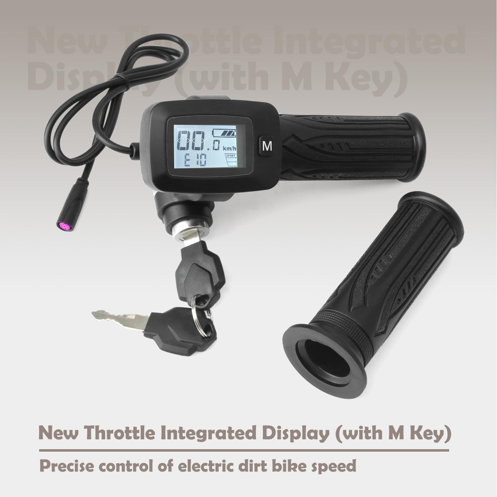 Vainely Upgrade 48V Throttle M Key Button Replacement For Tutti Soleil 01 For