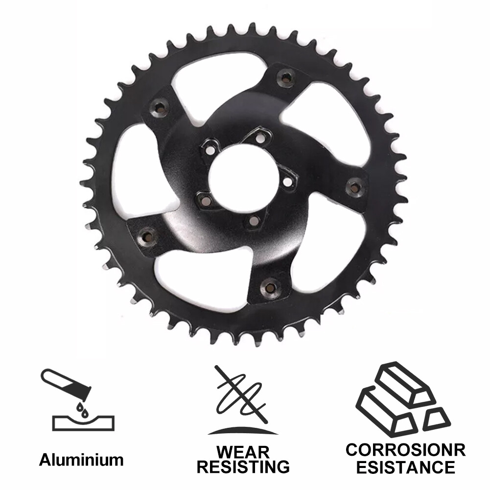 46T 42T E-bike Chainring Motorized Bicycle Chain Wheel FOR BAFANG BBSHD 15% OFF