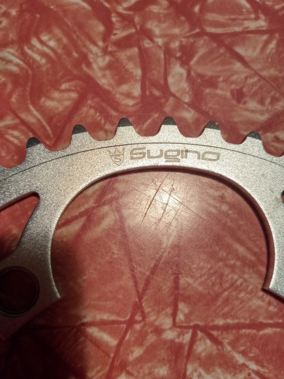 Sugino 48T 48 tooth 130BCD G-10 Matte finish road chainring NOS gorgeous & rare