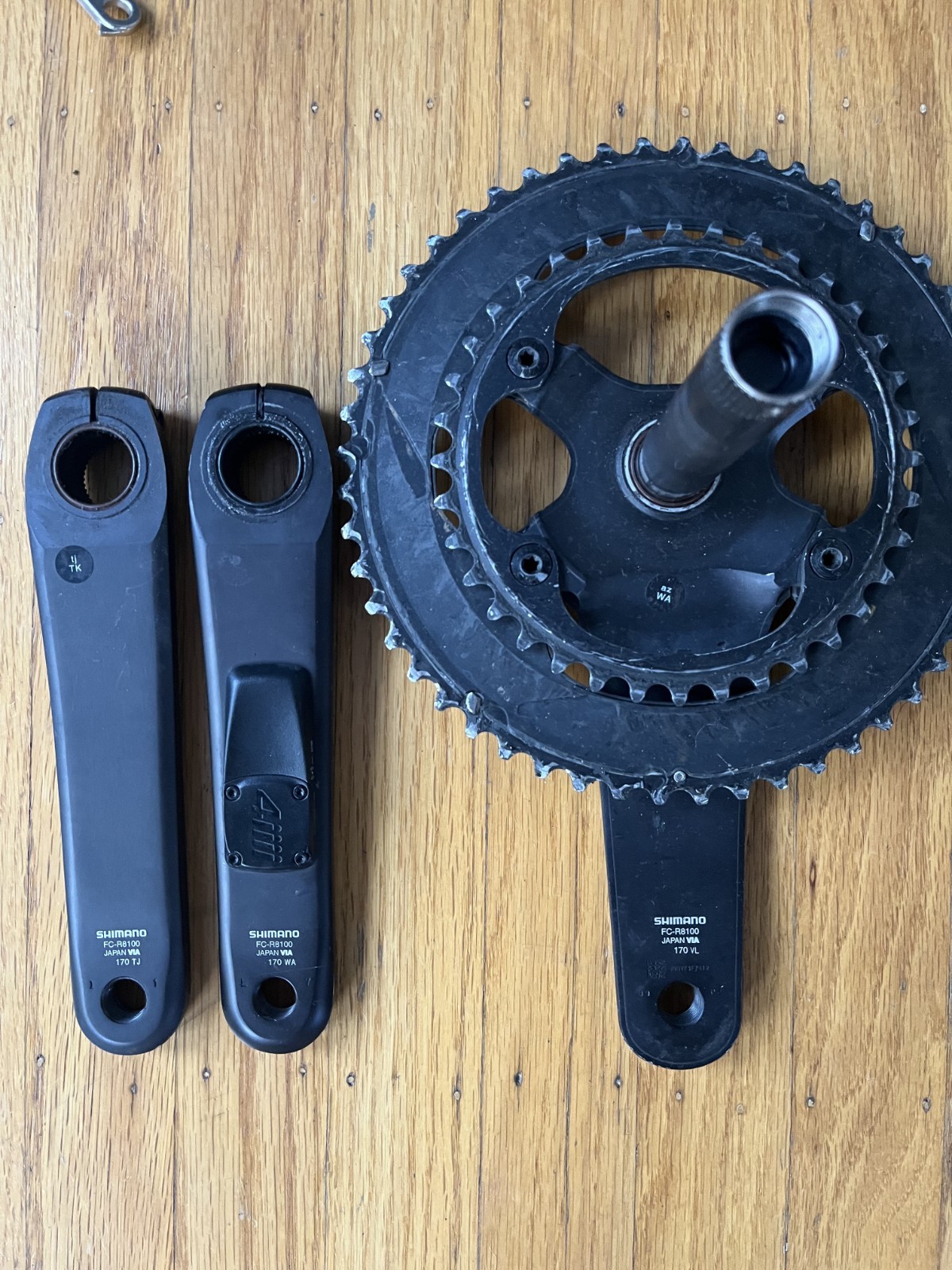 Shimano Ultegra R8100 170mm 52/36 w/4iiii Precision 3 Power Meter