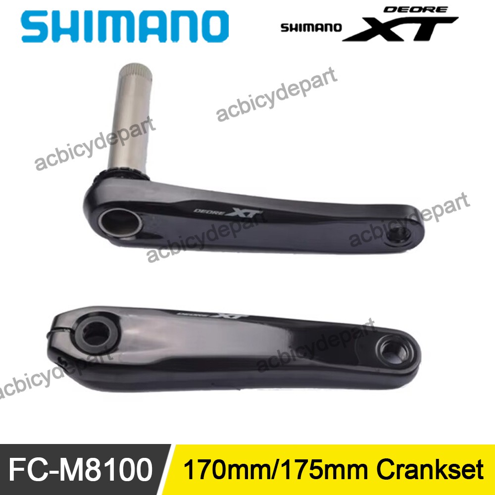 Shimano DEORE XT M8100 Crank Arm 12 Speed 165/170/175mm Crank Without Chainring