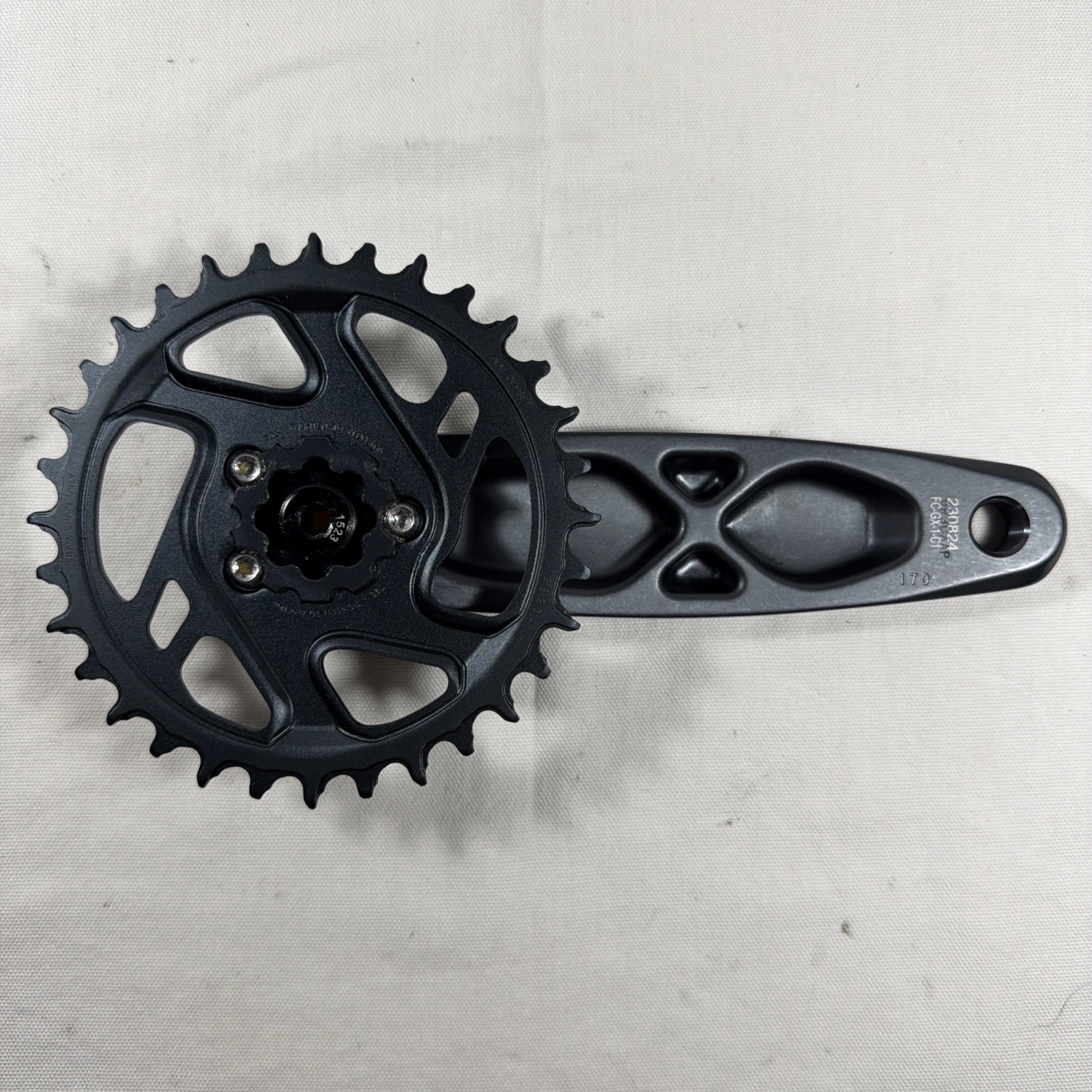 SRAM GX Eagle Crankset, Super Boost DUB, 170mm, 32T narrow wide, Lunar Gray