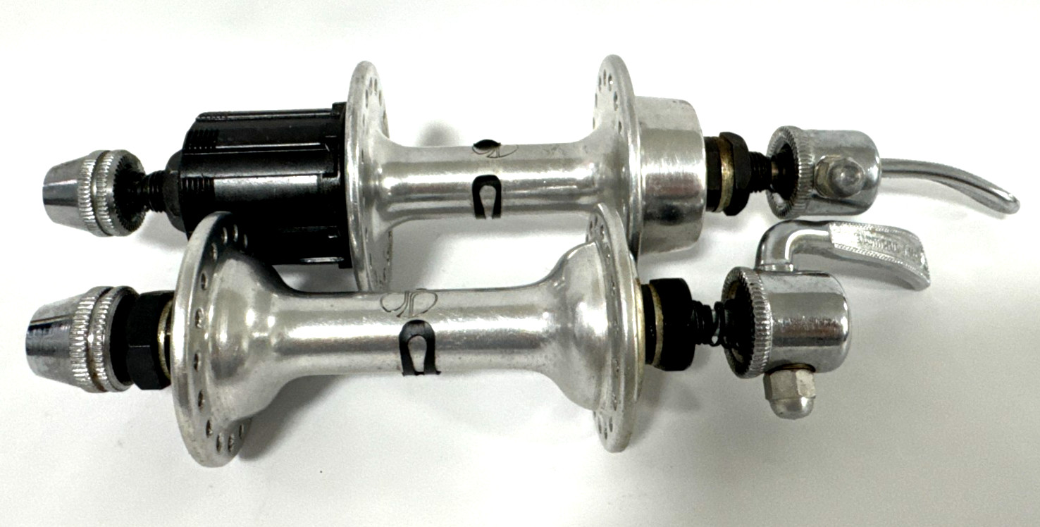 Vintage Shimano 600 EX Arabesque 6 speed hubs hubset 36 hole 126mm