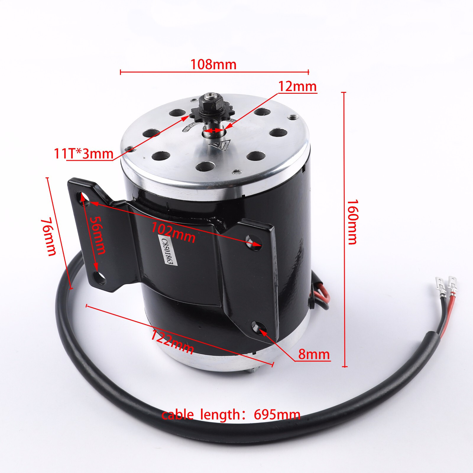 500W 24V Brush Motor Controller Kit For Electric Bike Scooter ATV Quad Go Kart