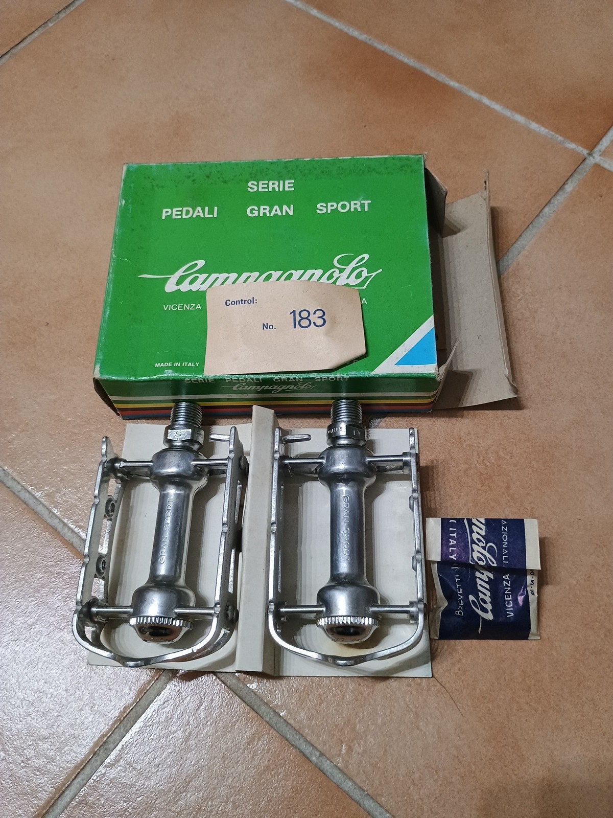 Nos Nib Vintage Campagnolo NGS Pedals New Gran Sport New X Colnago Pedals