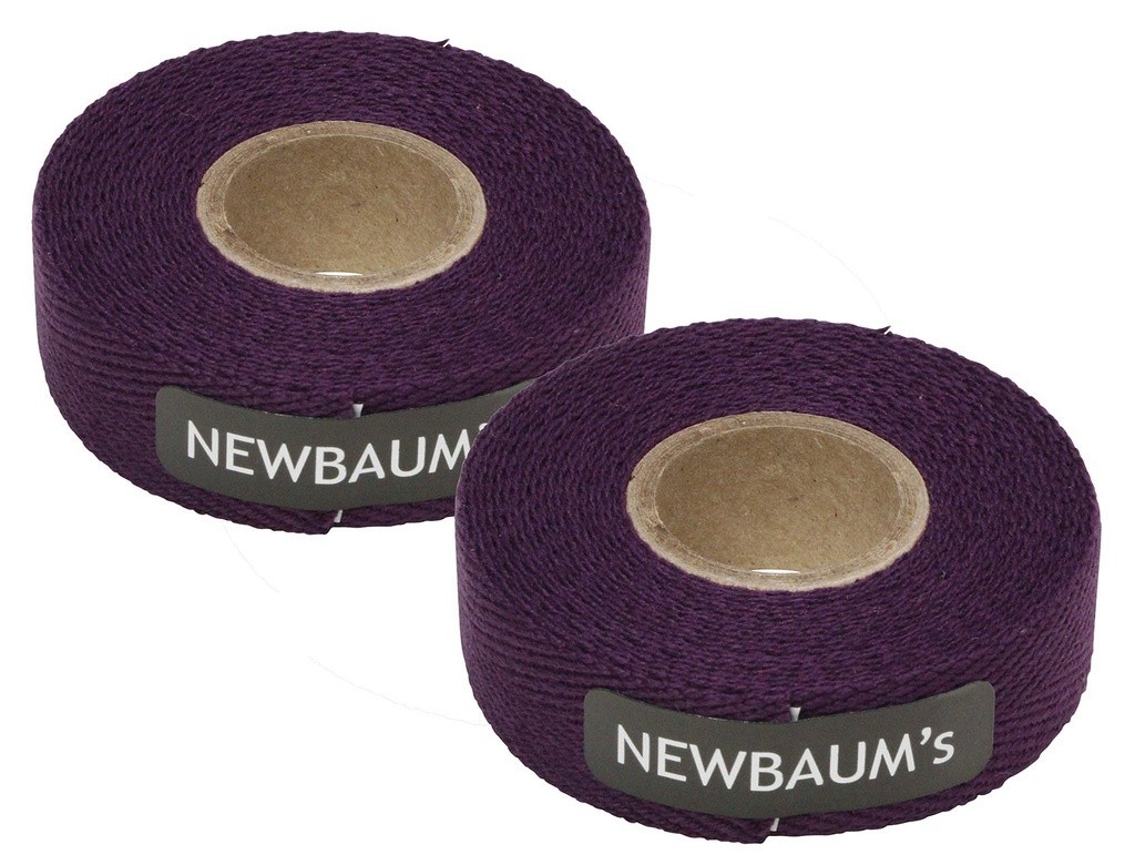 2-Rolls Newbaums Cotton Cloth Road Fixie Bike Handlebar Bar Tape Wrap Eggplant