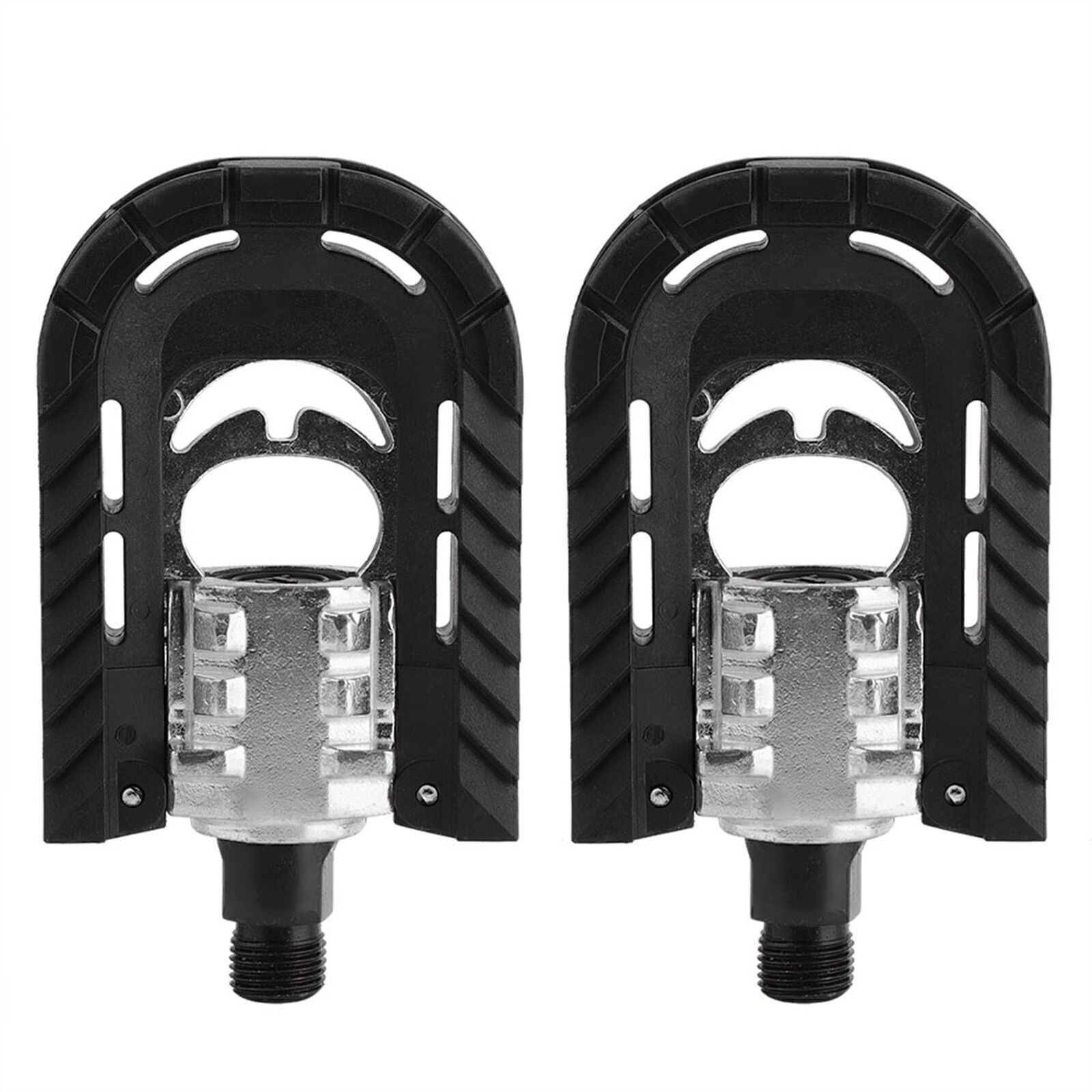 One Pair Bike Bicycle Pedals Outdoor Cycling Folding Plastic Aluminum Alloy