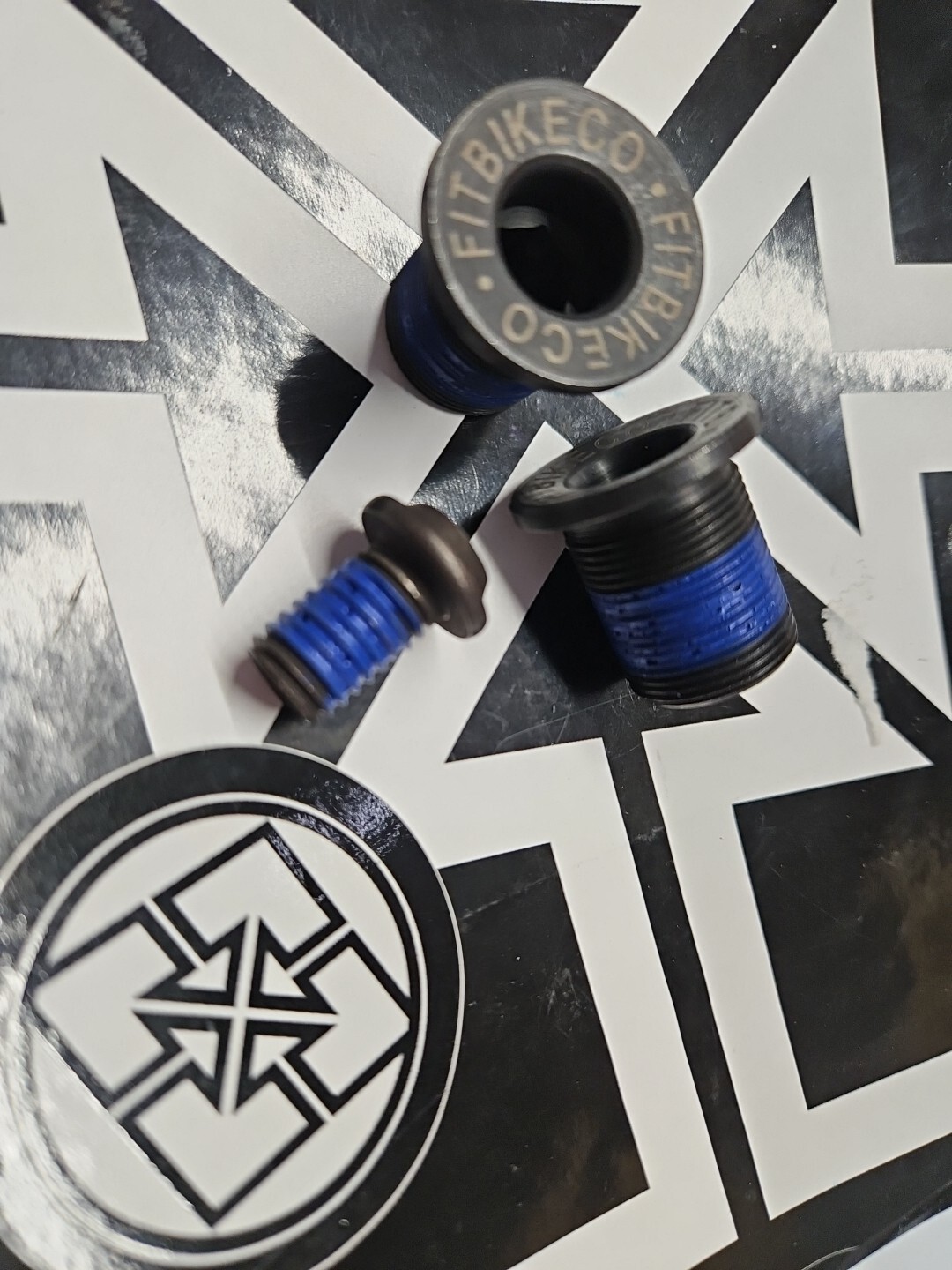 FIT 24MM BLUNT CRANK BOLTS BMX BIKE 24mm SPINDLE & SPROCKET BOLTS S&M CULT NEW