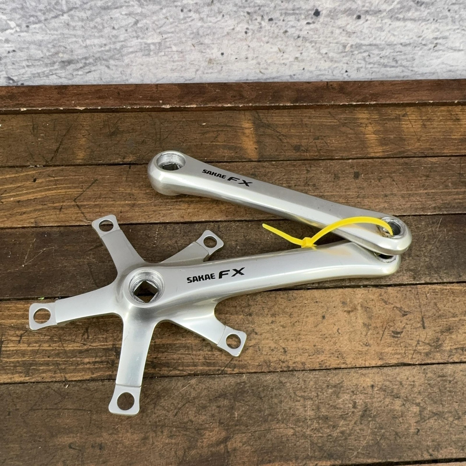 Vintage Sakae FX Crankset 170mm 130 BCD Square Taper Road Bike Arms Japan
