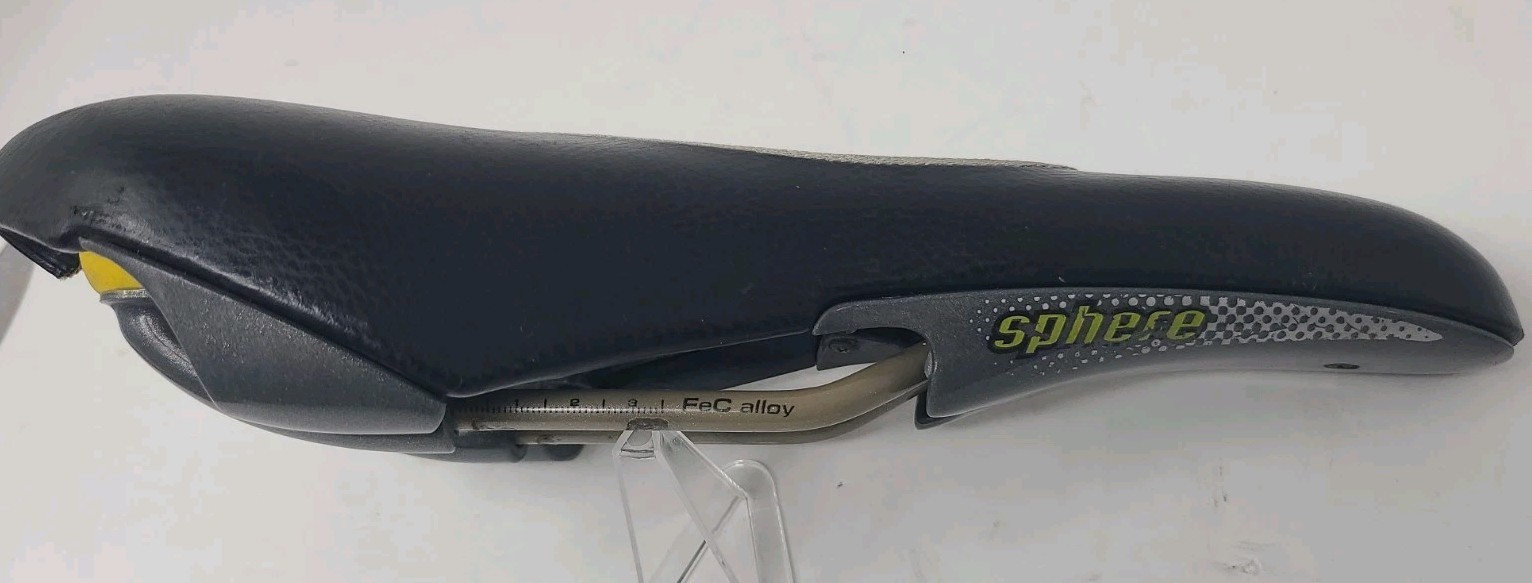 Vintage Selle Italia Sphere Road Saddle 90s Italy Bike Cycling Manganese Rails