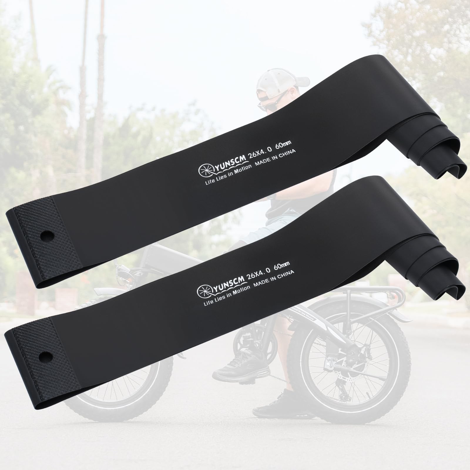 26×4.0 Inch Rim Strip Tape Fat Tire Liner PVC Inner Tube 26X4.0