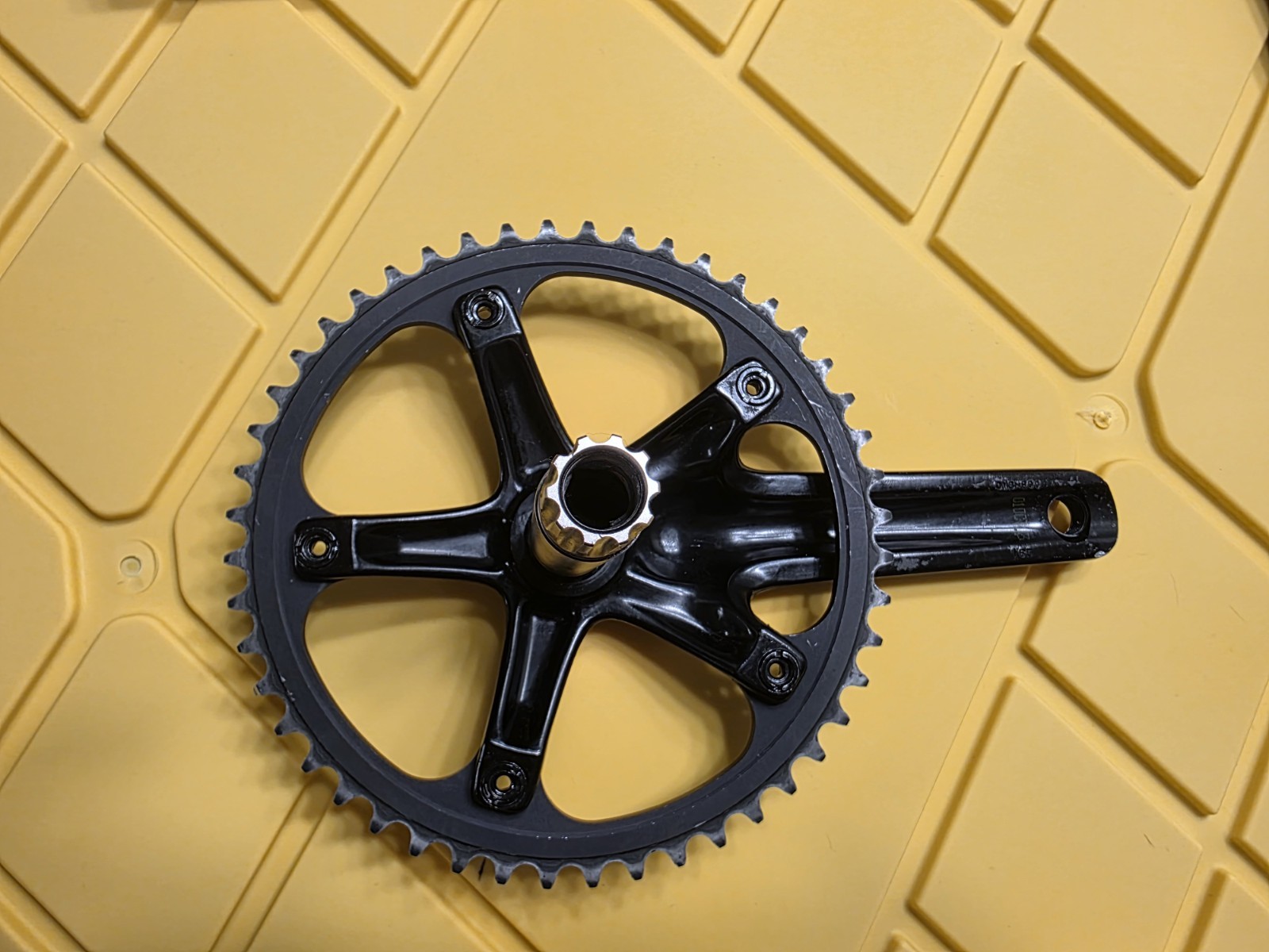Sram Omnium Crankset 165mm, Track, Fixed Gear, Bike, 144 BCD Sugino Chainring