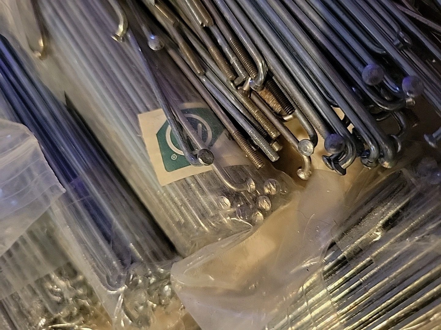 Lot Of Bike Spokes 23lbs Random Name Brands & Sizes Wheel Smith