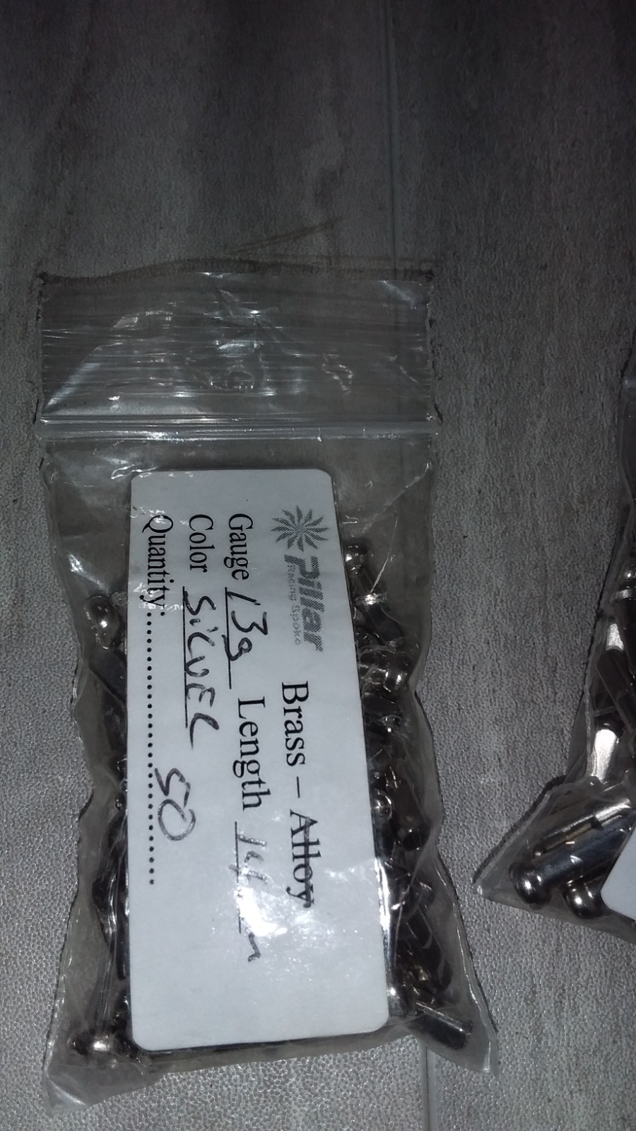 Bicycle Spokes 13Ga Assorted Steel Chrome with Nipples Various Sizes